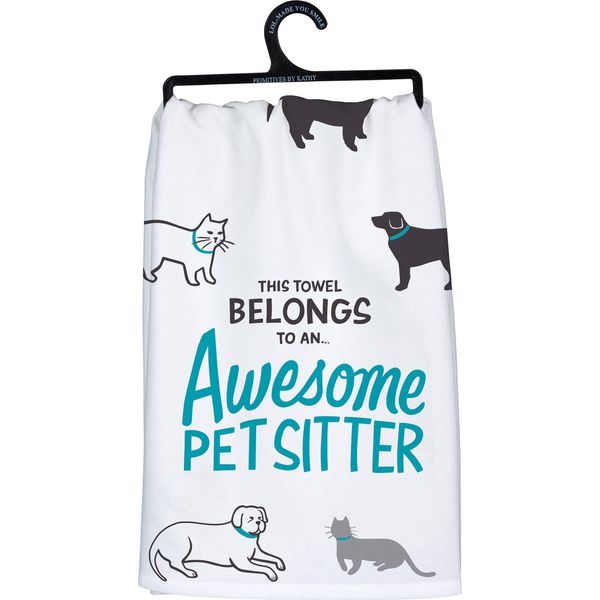 This Towel Belongs To An Awesome Pet Sitter Kitchen Towel