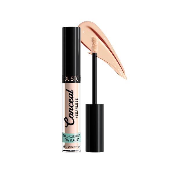 Full-Coverage Liquid Concealer, Long-Wearing, Buildable Medium Coverage 0.06 FI OZ (Light)