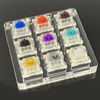 MOPCONY 9 Color Axis Mechanical Key Switch Mechanical Keyboard Key Holder DIY Key - 9 Switch Tester