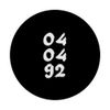 04.04.92 - Birthdate Design with Birth Day.Month.Year PopSockets Swappable PopGrip