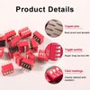20pcs 2 Row Dip Switch 4 Position Slide Type Switch 2.54mm PCB Mountable On-Off Toggle Switch for Circuit, Breadboard