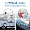 Waterdrop RV Inline Water Filter,NSF Certified,1 Pack Filter with Hose Protector