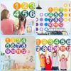Math Multiple Posters from 1 to 12, Multiplication Chart for Classroom-10 inch