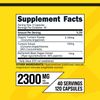Primaforce Turmeric with Bioperine 120 capsules 2300 mg per serving