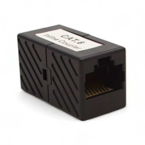 CAT 6 GIGABIT PREMIUM INLINE NETWORK RJ45 ETHERNET LAN COUPLER JOINER ADAPTER