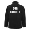 DOG HANDLER Portwest Premium Black Fleece - Workwear, Security Jacket, Your Text Here, large