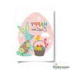 Stickerscape Easter Window Stickers (Happy Easter - Reversed) | Easter Window Decal, Spring Window Decor, Spring Window Stickers | Easy to Apply, Cleanly Removable and Repositionable