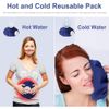 Generic 4-Pack Reusable Ice Cold Pack, Hot & Cold Therapy Bags, 3 Sizes (6"/9"/11"), Dark Blue