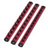 6-PACK Magnetic Socket Organizer Set 1/4" 3/8" 1/2" Drive Socket Holder Rack USA