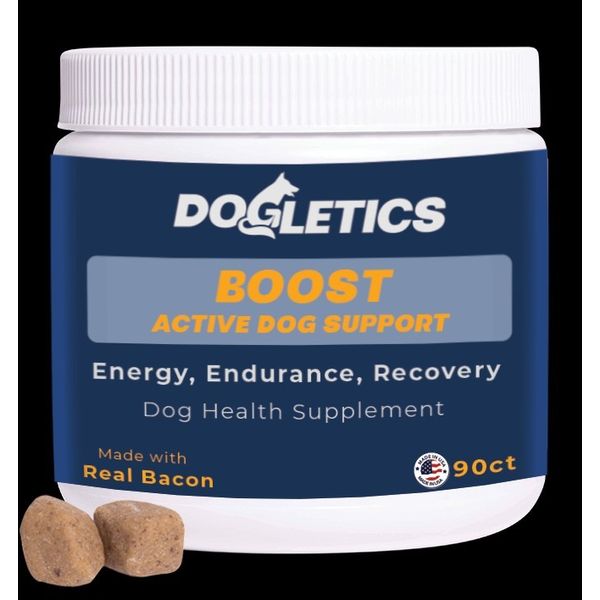 Dogletics Boost - Support Energy, Endurance, Recovery & Longevity 90 Chews