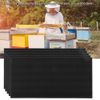 TOPINCN Beehive Foundations 5Pcs/Set Plastic Sheets for Langstroth Replacement Beekeeping Equipment Easy Assemble Without Frame(42.5 * 21Cm)