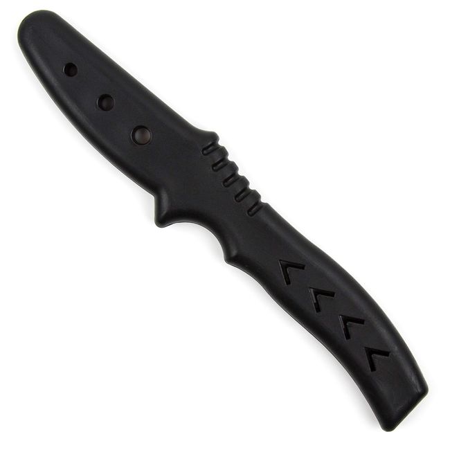 Plastic Training Knife Open Folder Style Combat Self Defense Practice Fixed Blade Martial Arts Weapon 8.25''