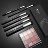 DUcare Eye Shadow Brush, Set of 6, Eye Makeup, Dedicated Brush, Natural Horse Hair, Makeup Brush, Super Soft, Premium Makeup Brush, Attractive Eyes, Makeup Tool, Black