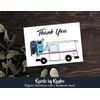 Mail Carrier Thank You Postcards LLV 25 pack
