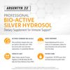 Argentyn 24 Professional Bio-Active Silver Hydrosol, 236ml Dropper, 4 or 8 oz
