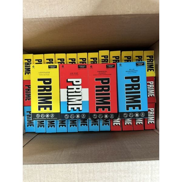 New Prime Hydration (35 Box’s) 210 Sticks Logan Paul Drink Lemonade Punch Icepop