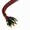 50 Pcs DC Power Cable Male Connector CCTV Security Camera Pigtail COPPER