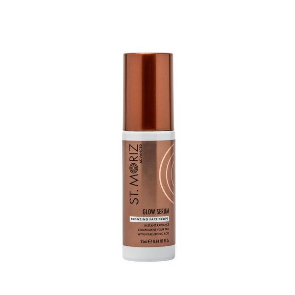 St Moriz Advanced Glow Serum Bronzing Drops | Bronzing Face Serum with Hyaluronic Acid | Gives an Instant Sun-Kissed Complexion | Natural Glow Enhancer | Liquid Bronzer for Face | Vegan | 25ml