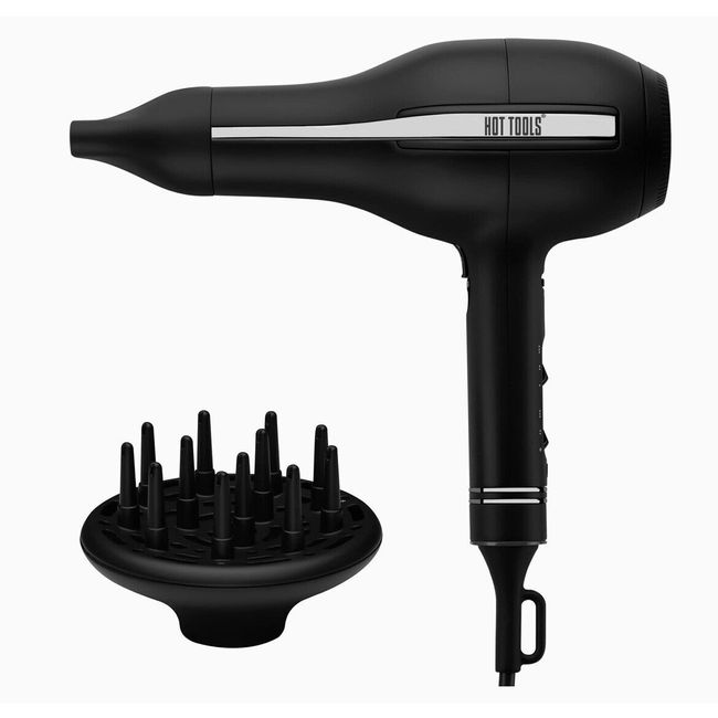 Hot Tools Pro Artist Black Gold Collection Pro 2000 Watt Ionic Salon Hair Dryer.