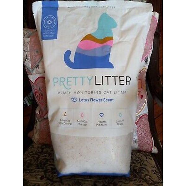 Pretty Litter Health Monitoring Cat Litter 6 LB BAG 2 Month Supply Brand New