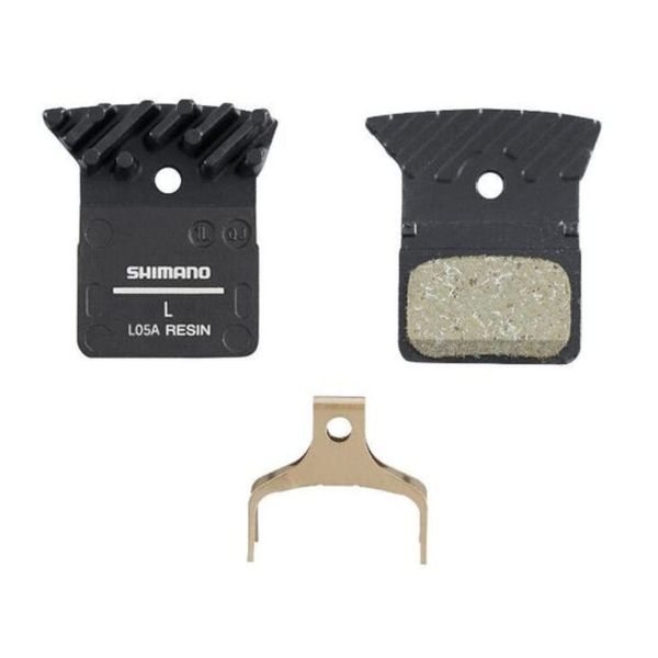 Shimano EBPL05ARFA Disc Brake Pads L05A-RF Resin with Fins, 1 Pair