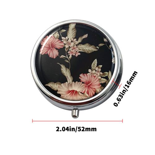 Portable Pill Box Moisture Proof Pocket Pill Organizer Dispenser Cute Compact Nice Tablet box Travel Daily Pill Case Store Vitamins Medicines Fish Oil Pill Boxes With Compartments (BLACK)