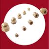 M6 Brass Dome Nuts (Pack of 10)