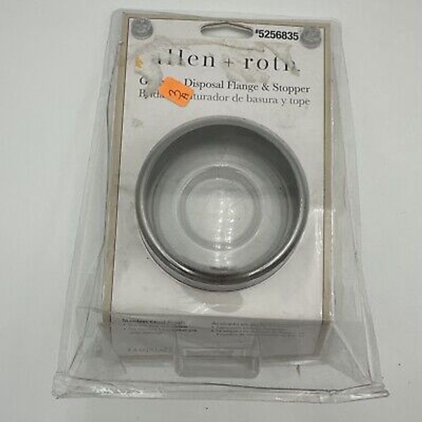 Allen + Roth Garbage Disposal Sink Flange 4.5" Stainless Steel Finish ￼