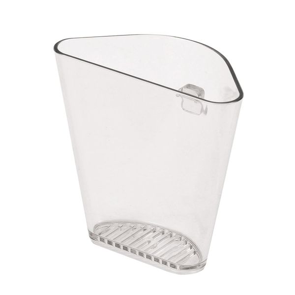 PEARL METAL HB-3801 Dish Drying Rack Accessories, Clear, Width 4.3 x Depth 2.2 x Height 4.1 inches (11 x 5.5 x 10.5 cm), Draining Pocket (Clear)