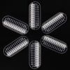 Andux Zone Hand & Nail Cleaning Brush Plastic MJS-01 (Transparent 6pcs)