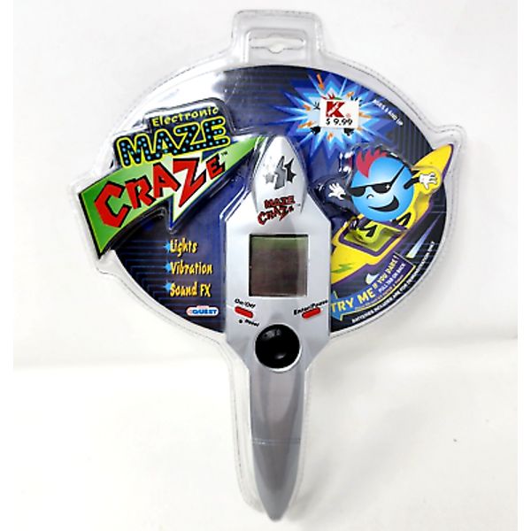 Toy Quest Electronic Maze Craze Handheld Electronic Video Game Sealed Vintage