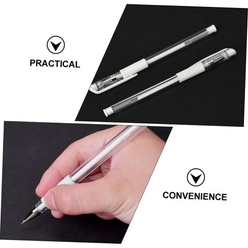 3 Pcs White Skin Marker Eyebrow Tattoo Marker Position Outline Pen, Waterproof Eyebrows Pencil Tattoo Makeup And Microblading Supplies, Brow Marking Pen Beauty Tools Multifunctional Tattoos Pen Eyes