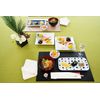 indigo indigo ball oblong plate (2 pattern set)