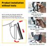 12" Large Universal Panoramic Convex Car Rear View Mirror Wide Angle Clip On US