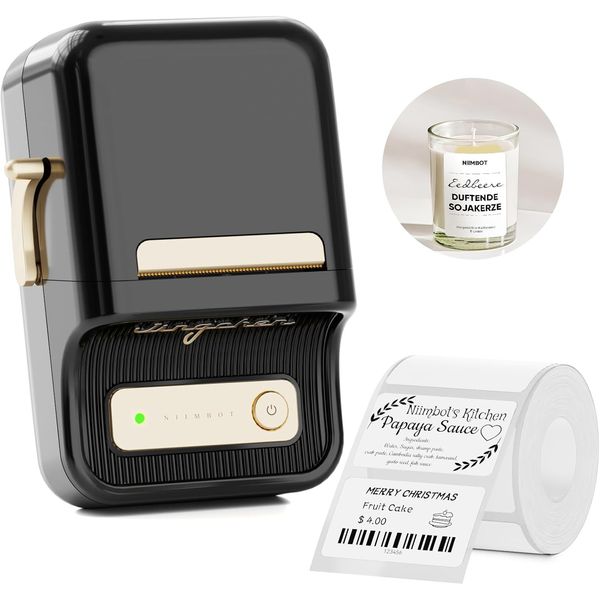 B21 Label Printer,Bluetooth Thermal Label Maker,Ideal for Home Organization,Busi