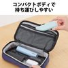 Elecom KBR-017GN Cleaning Brush & Cloth, Compact Storage Type, 2-way, Blue Green