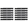 704429 Qty 12: Lawn Mower Blade Fits Snapper