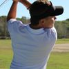 Surf Monkey High Performance Visor Men/Women - Golf/Tennis - One Size - Quick Dry, Black/White, One size