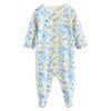 NEXT 3er-Pack Babyschlafanzüge mit Blumenmuster Blau 1 Monat