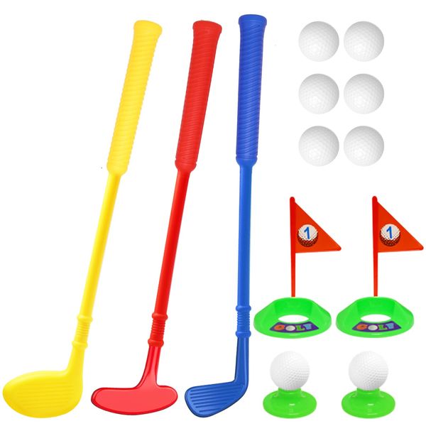 Dyienocs Plastic Mini Golf Clubs for Toddlers,Kids Golf Clubs Set,Outdoor/Indoor Golf Toys Christmas Birthday Present for Boys Girls （Golf Clubs and Accessory）