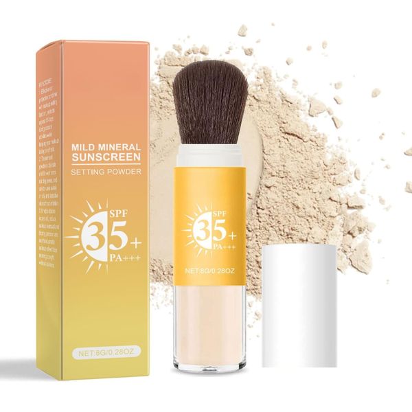 Sunscreen Setting Powder, Powder Sunscreen for Face SPF 35