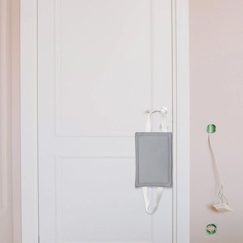 Angoily 3PCS Door Latch Cover Silencer, Door Closer Cushion, Door Slamming Silencer for Noise Reducing, Prevent from Locking for Baby Toddler Safety, Grey