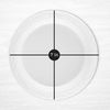 PLASTICPRO 100 Count Disposable 7 Inch White Plastic Plates