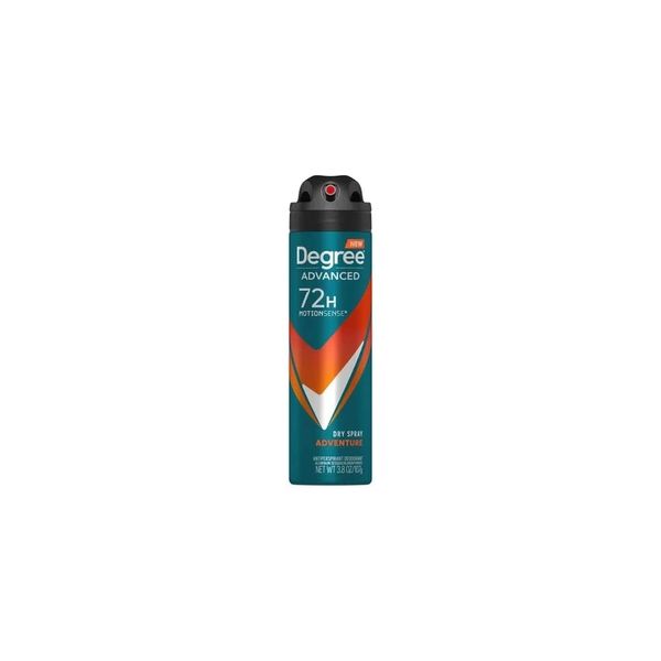 Degree Men Dry Spray Antiperspirant, Adventure 3.8 oz (Pack of 8)
