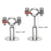 sourcing map Wall Mount Ceiling Mount Pipe Support, 304 Stainless Steel Adjustable Pipe Bracket Clamp for 19-22mm Pipe