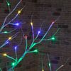 Snowtime 1.8m Birch Tree With 80 Multi-Coloured LEDs