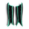 BYTE SX HOCKEY SHINGUARDS BLACK/TEAL (LARGE)