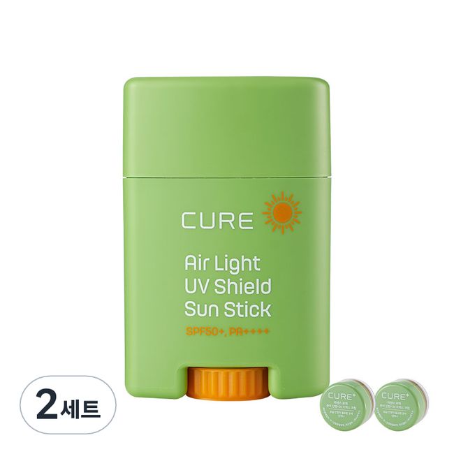 Kim Jung Moon Aloe Cure Air Light UV Shield Sun Stick SPF50+ PA++++ 20g + Mini 2X Cream 3.5g x 2p Set