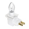 TWDRTDD Plug in Night Light, Adjustable E12 Base Socket Night Light with On/Off Switch for Making Decorative Night Lights (U-Shaped Clip,2Pin Plug, White)