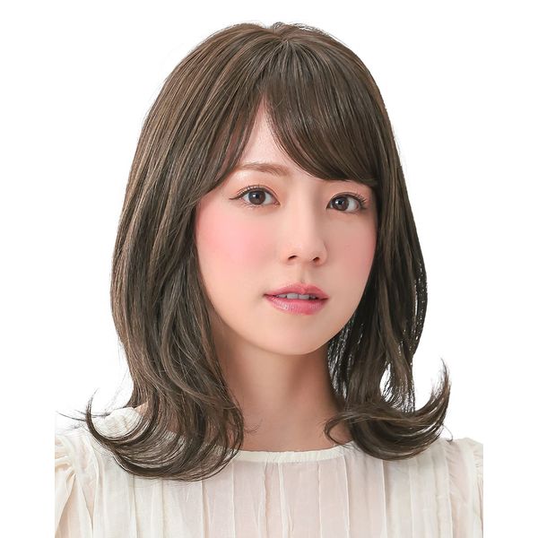 AQUADOL pw118 Women's Wig, Medium, Medical Use, Full Wig, Women's Wig, One Size Fits Most, GBR. Ginger Brown,